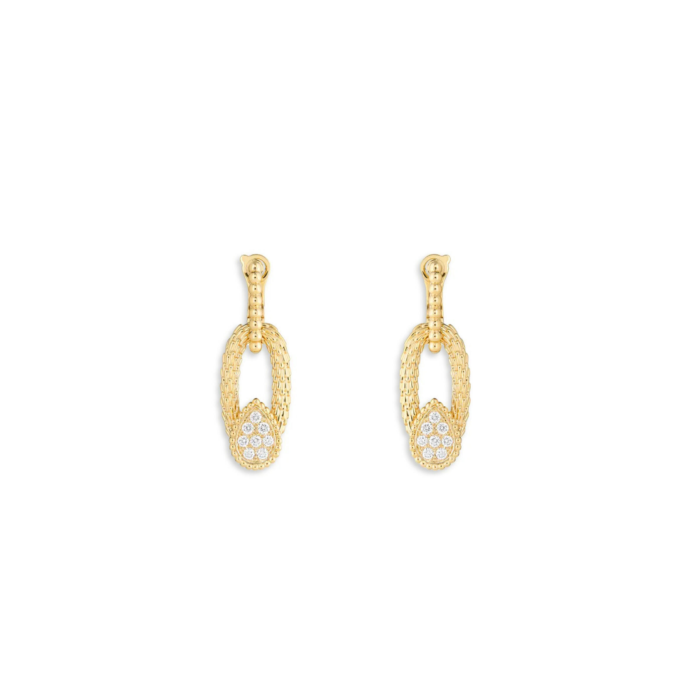BOUCHERON SERPENT BOHÈME VINTAGE STUD EARRINGS JCO01637